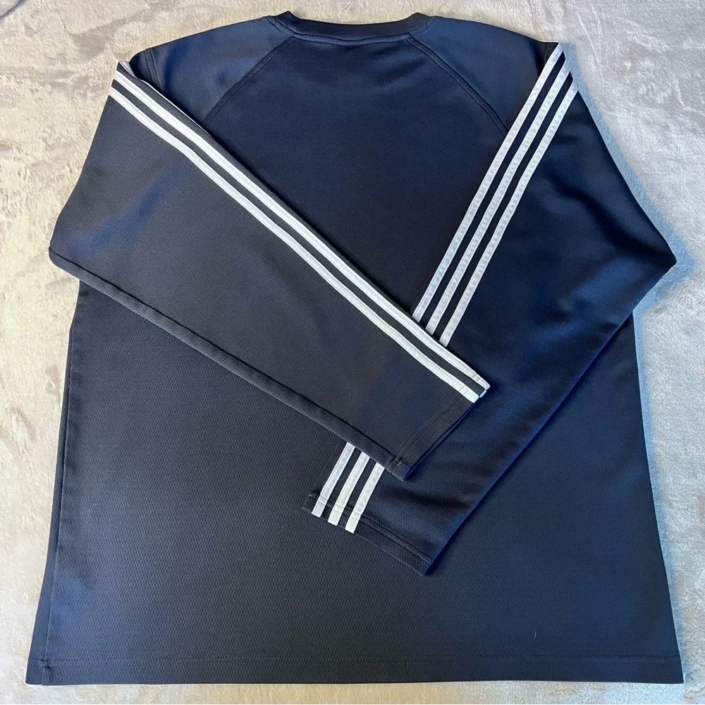Adidas men’s navy blue and white shirt size XL